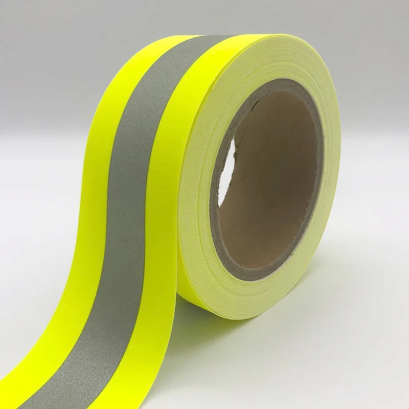 Reflective Flame Retardant Fabric Material with 100% Cotton Backing Sew On clothing