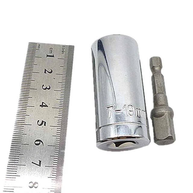 2pcs/set Universal Adjustable Torque Ratchet Socket Wrench Set Hand Tools Spanner Wrenches Hand Tool Power Drill Adapter - Image 2