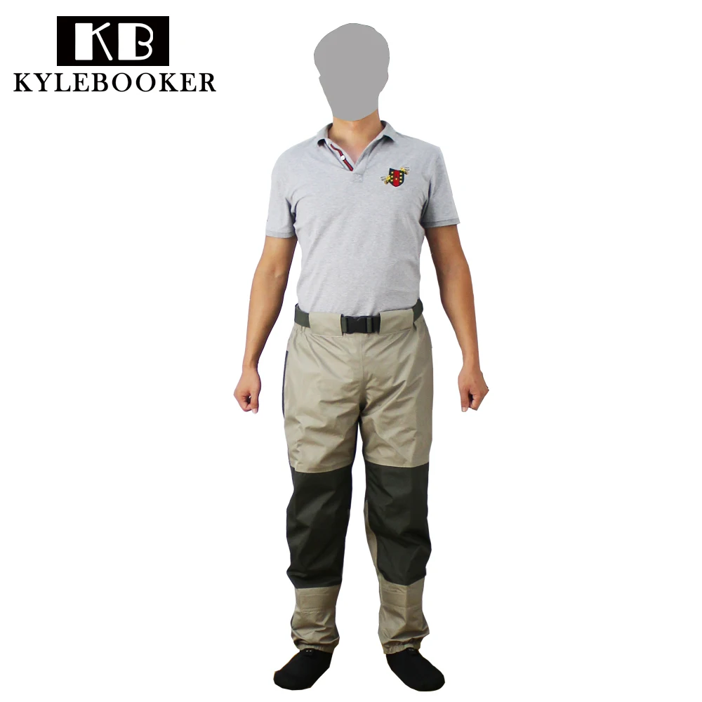 KyleBooker Fly Fishing Waders Pant Durable Weatherproof Wading Pants