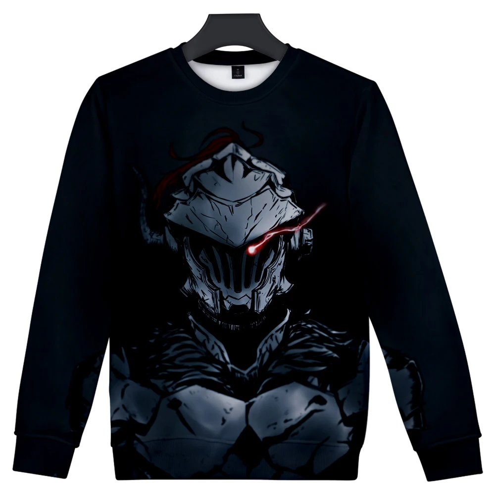Комикс Goblin Slayer осень мода 3D Круглый вырез для мужчин женщин 2019 зима популярный