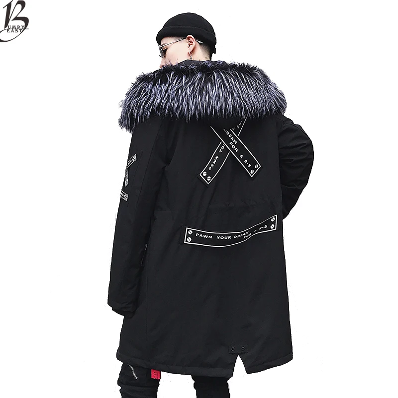 Зимняя теплая куртка для мужчин, толстые бархатные теплые куртки, мужские парки, мужская куртка с капюшоном, длинный плащ, американский размер XS-XL