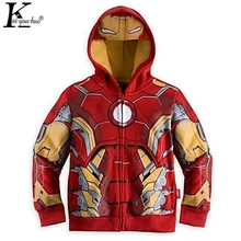 The Avengers Iron Man Children Hoodies Sweatshirt Boys Girls Spring Autumn Coat Kids Long Sleeve Casual Outwear Kids Clothes