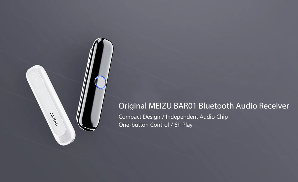 MEIZU BAR01 Bluetooth v4.2 приемник беспроводной аудио адаптер для смартфона планшета ПК домашняя Автомобильная стерео звуковая система с разъемом 3,5 мм