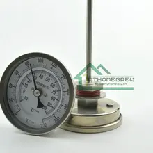 Набор для варки пива из нержавеющей стали, бесшовный биметаллический термометр, " зонд 1/2", розничная и