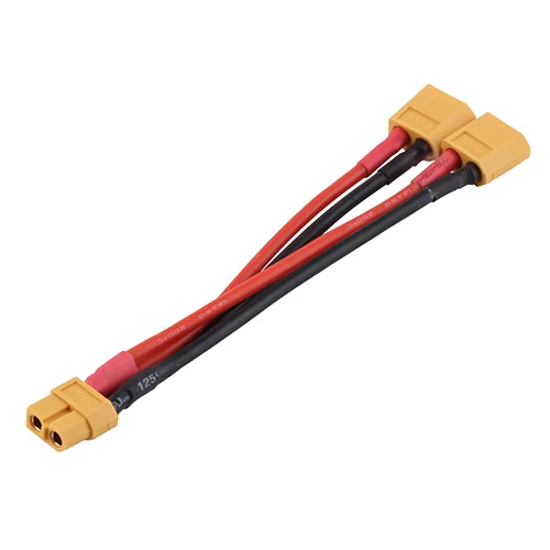 XT60 Dual Extension Y Splitter Parallel Battery Connector Cable For DJI Phantom 5JAS