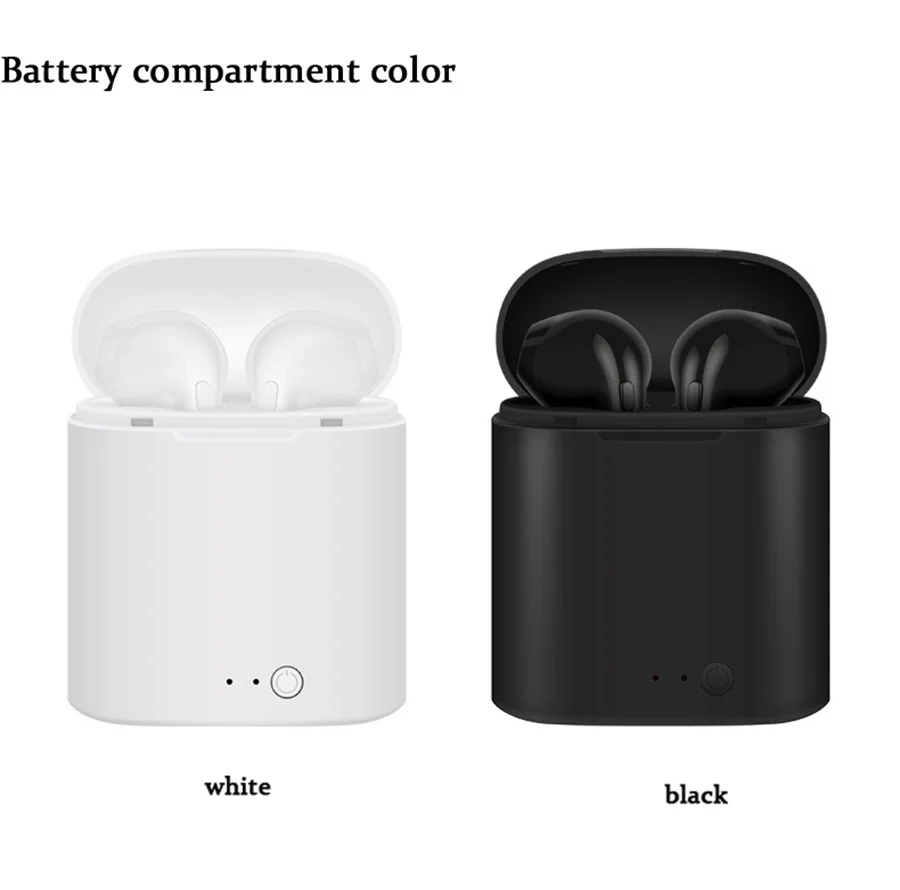 7 i7s-TWS-Mini-Wireless-Bluetooth-Earphone-Stereo-Earbud-Headset-With-Charging-Box-Mic-For-Iphone-Xiaomi