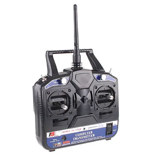 

FlySky 2.4G FS-CT6B 6 CH Radio Model RC Transmitter Receiver Heli Glider