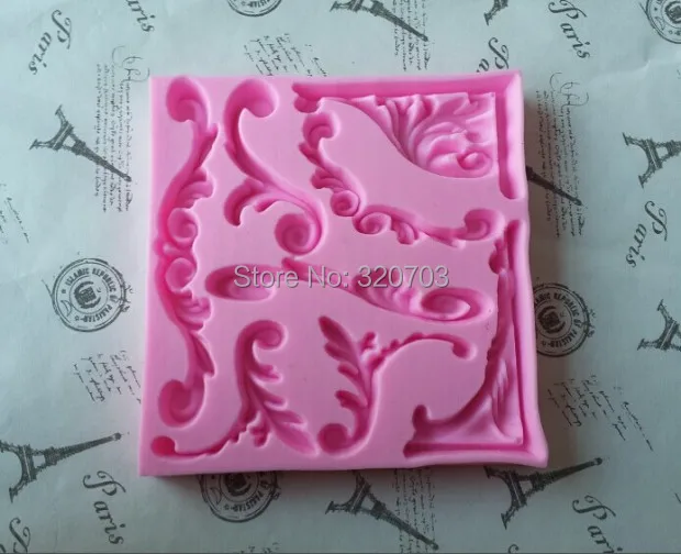 

New Arrived Rome palace reliefs fondant cake molds soap chocolate mould for the kitchen baking C0117
