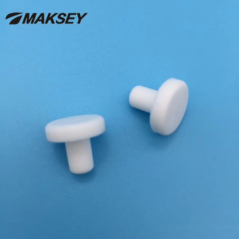 

MAKSEY Silicone rubber T type Sealed Caps Male Plug Stopper 5.3mm 5.5mm 5.8mm 6mm 6.3mm Round Test Tube end caps Hole Masking