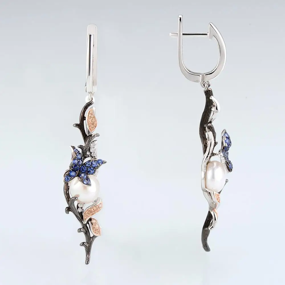 E307634MULSV925-SV4-Silver Earrings