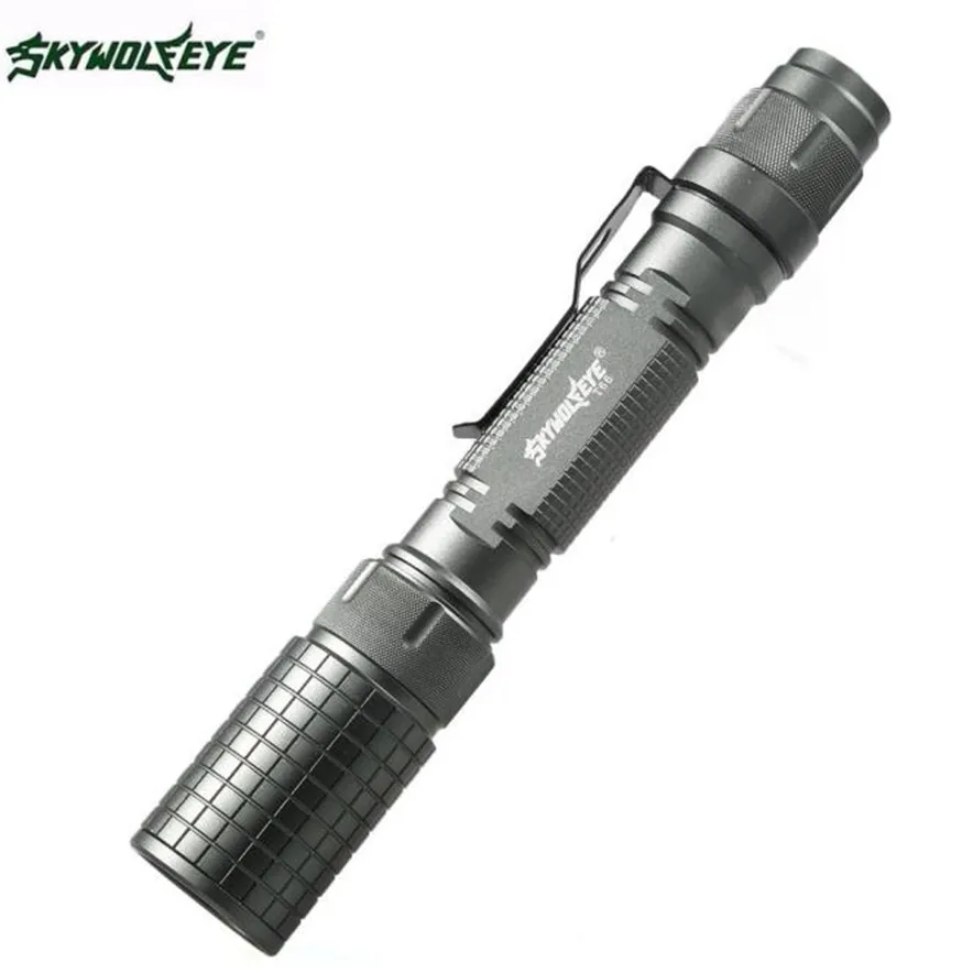 

skywolfeye Bright 4000LM Cree XM-L T6 Zoomable LED Flashlight Torch 5 Mode Light Lamp l70306 DROP SHIP