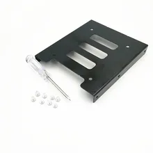 Черный 2," SSD до 3,5" отсек жесткого диска HDD Монтажный док-лоток кронштейн адаптер с отверткой