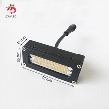 100 Вт 395нм УФ-лампы для отверждения чернил для LongRun Locor УФ-планшетный принтер Ricoh GH2220 печатающая головка Гель-лак Ультрафиолетовый светодиодный светильник