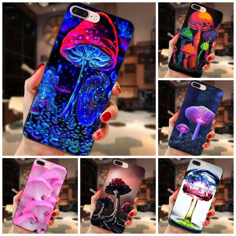 

Red Super Colourful Mushroom For Xiaomi Redmi Note 2 3 4 4A 4X 5 5A 6 6A Plus Pro S2 Y2 Ultra Thin Pattern
