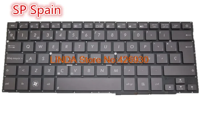 Клавиатура для ASUS UX32 UX32A UX32V UX32VD UX32LA UX32LN 0KNB0 3621PO00 3621IT00 3621SP00 3628JP00 BE FR|Клавиатуры| |