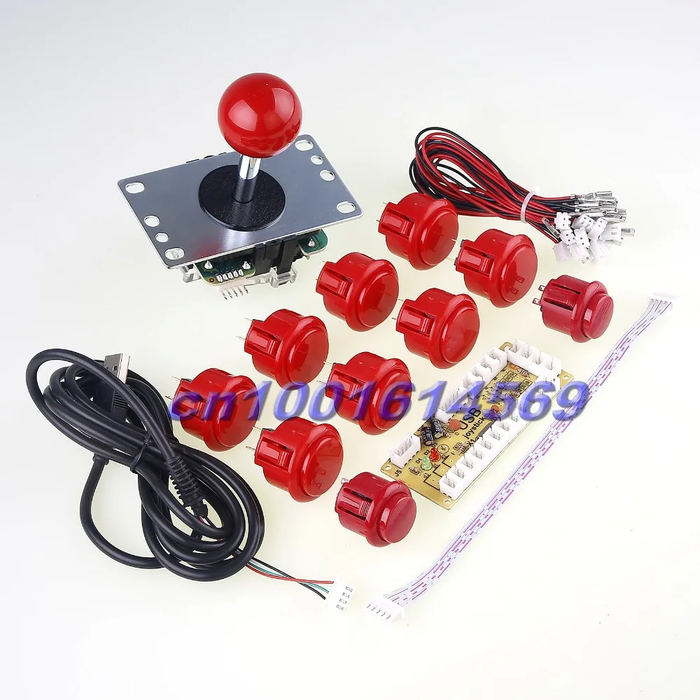 

New Original Sanwa Arcade Game DIY Parts for USB Mini MAME Cabinet DIY Projects & Raspberry Pi RetroPie Arcade DIY Projects