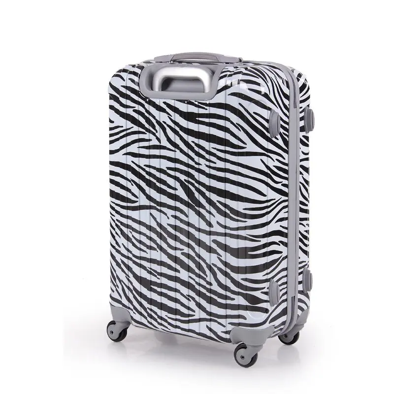 Maleta con ruedas y estampado de cebra y leopardo para hombre y mujer, maleta con de 20/24/28 pulgadas para estudiantes, de viaje - AliExpress Maletas y bolsas