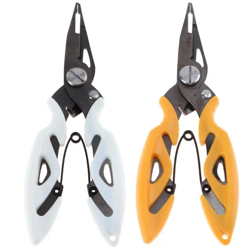 

Fishing Pliers Multi Function Fishing Plier Scissor Stainless steel Scissors Hook Remover Fish Line Cutter Tackle Tool 51g