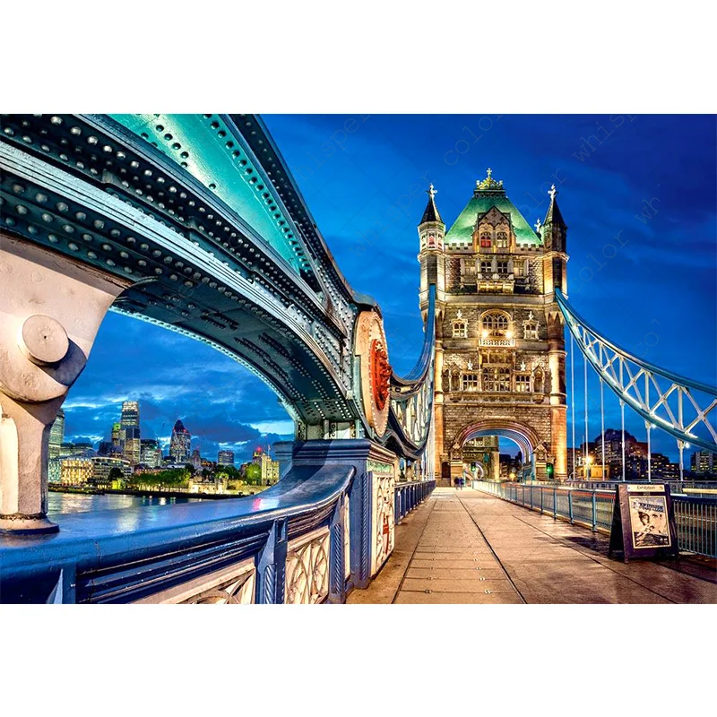 

Daimond Painting Full Square"London Bridge Tower Bridge Scenery"Diamond Painting Mosaic Rhinestone Embroidery Painting LE00774