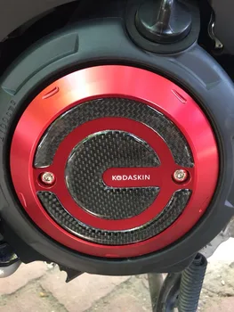 

KODASKIN Engine Protective Cover Carbon-Aluminum for Yamaha Tmax 530 500 T-MAX 530 (Red)