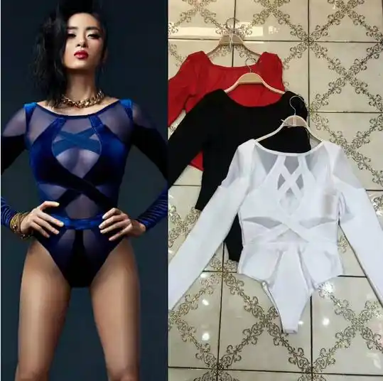Женский кружевной боди Glamaker облегающий с открытой спиной и завязками на шее