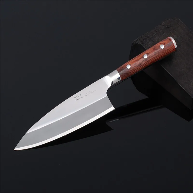 Left Hand Ai Deba knife Japan Chef Ajikiri Carving Knife Behead Fillet