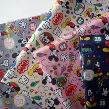 145*90 см Микки ткани водонепроницаемый Оксфорд ткань для лоскутов ПВХ DIY швейная скатерть плащ