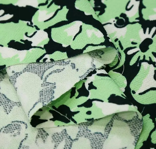 Модное трикотажное платье с изумрудно зеленым принтом юбки плащ ткань|coat fabric|fabric