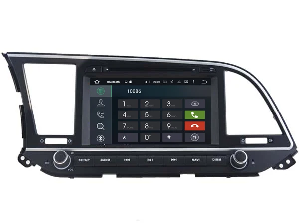 Android 8 0 автомобильный аудио dvd плеер для HYUNDAI ELANTRA 2016 gps мультимедиа головное