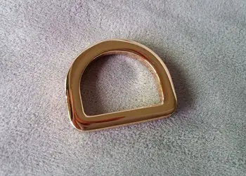 

Free shipping High Quality Oblate Gold 19mm D Ring for Bag parts, hardware accessory, Shoes, Buckle belt parts,DIY