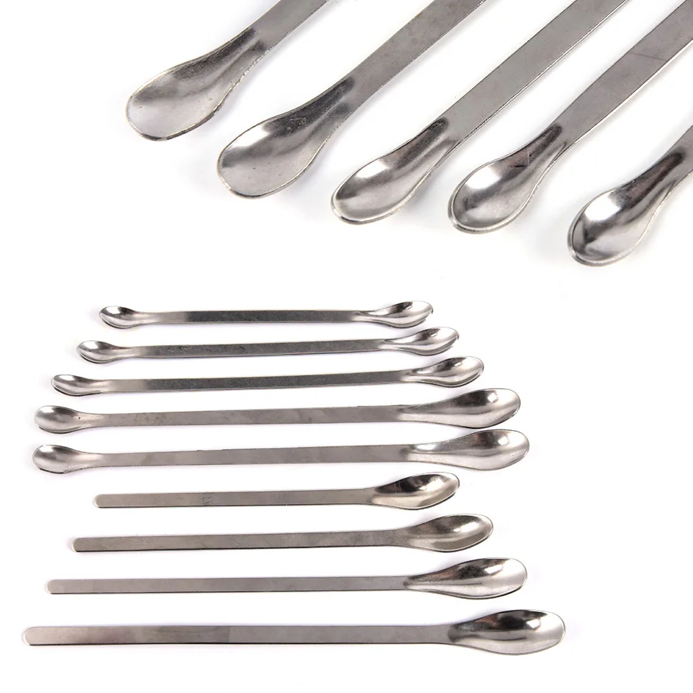

New arrival Double-Head Stainless Steel Lab Spoon Scraper Dental Instruments Medical Spoon