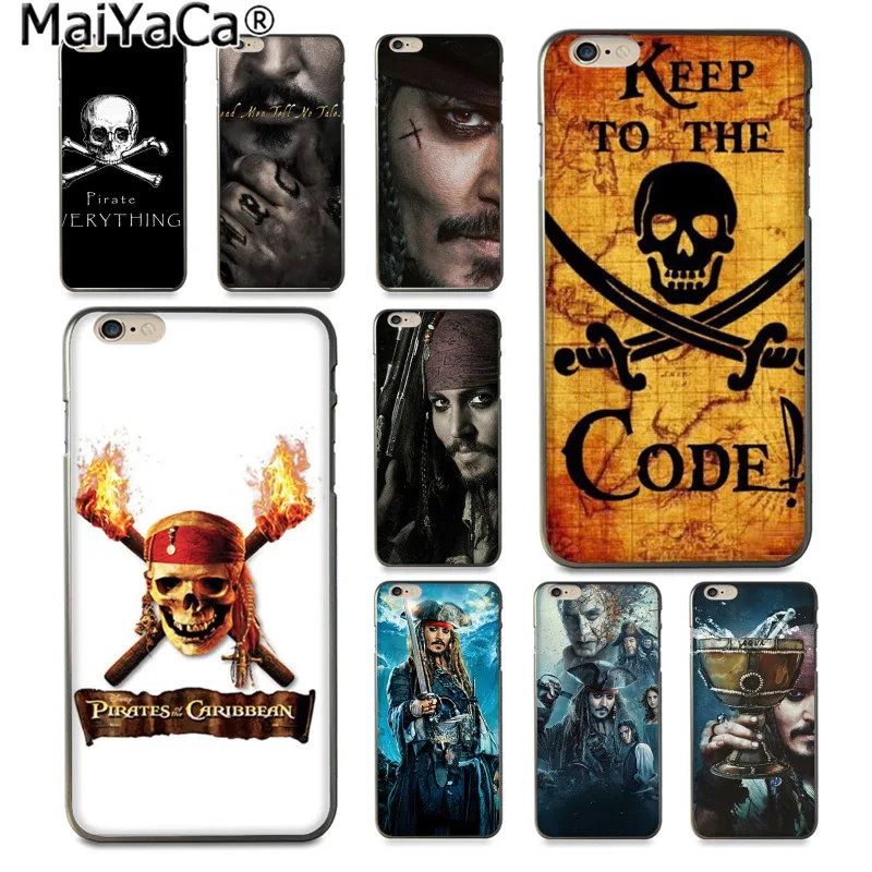 

MaiYaCa Pirates of the Caribbean Johnny Depp Luxury High-end phone Case for iphone 11 pro 8 7 66S Plus X 5S SE XS XR XS MAX