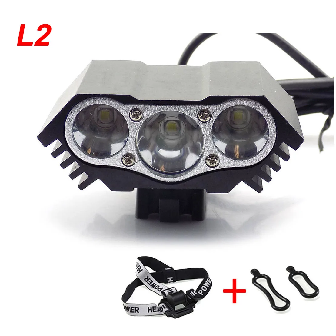 buy 2 way Bike Bicycle Light 3 XM L L2 Led Cycling Light Headlight Head front Lights Lamp Waterproof Flash Light Lamp + Headband