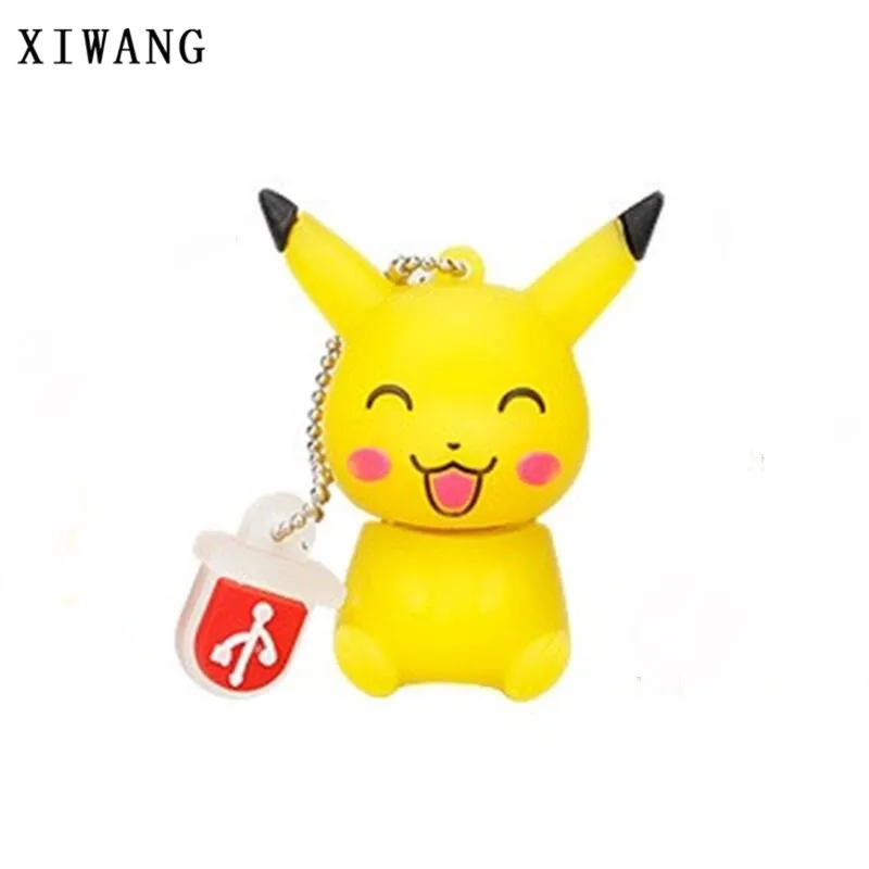 

XIWANG Cute Cartoon Picacho Series USB Drive Storage Drive USB 2.0 4GB 8GB 16GB 32GB 64GB Ball Gift Flash Stick Free Shipping