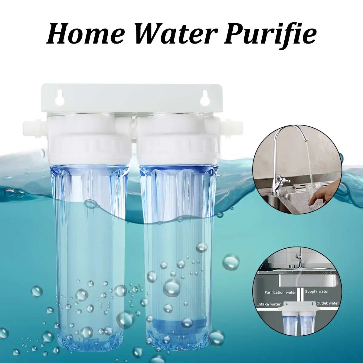 1" двойной обратный осмос кран фильтр для воды здоровье очиститель картридж для дома кухня