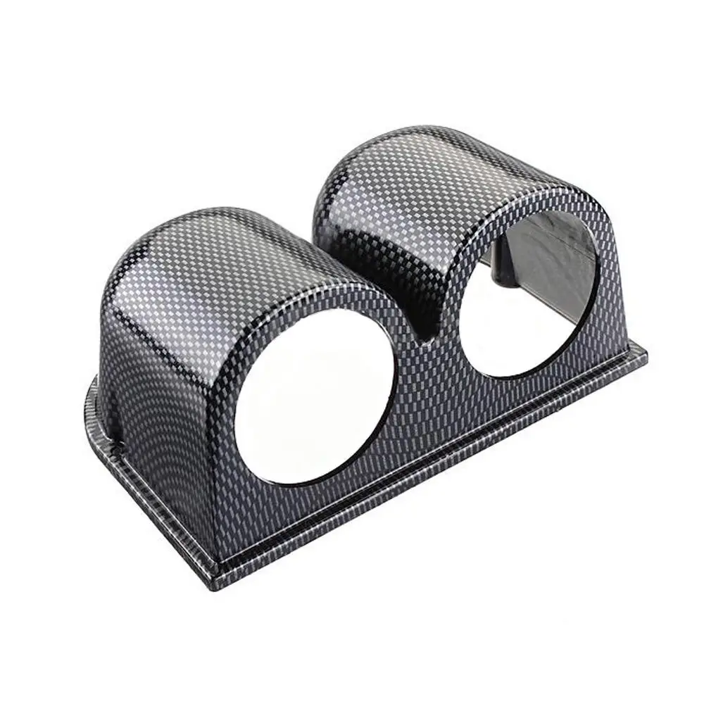 Universal Car Styling Side 2" 52mm DashBoard Gauge Pod Mount Holder Automotive Motorcycles Parts Carbon Fiber Multi-Size car interior trim car meters holder