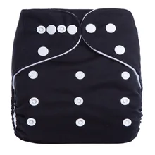 AnAnBaby 1pcs/lot Breathable Cloth Diapers Solid Color Baby Nappy Reusable Baby Diaper One Size 0-3 Years Kawaii Nappies