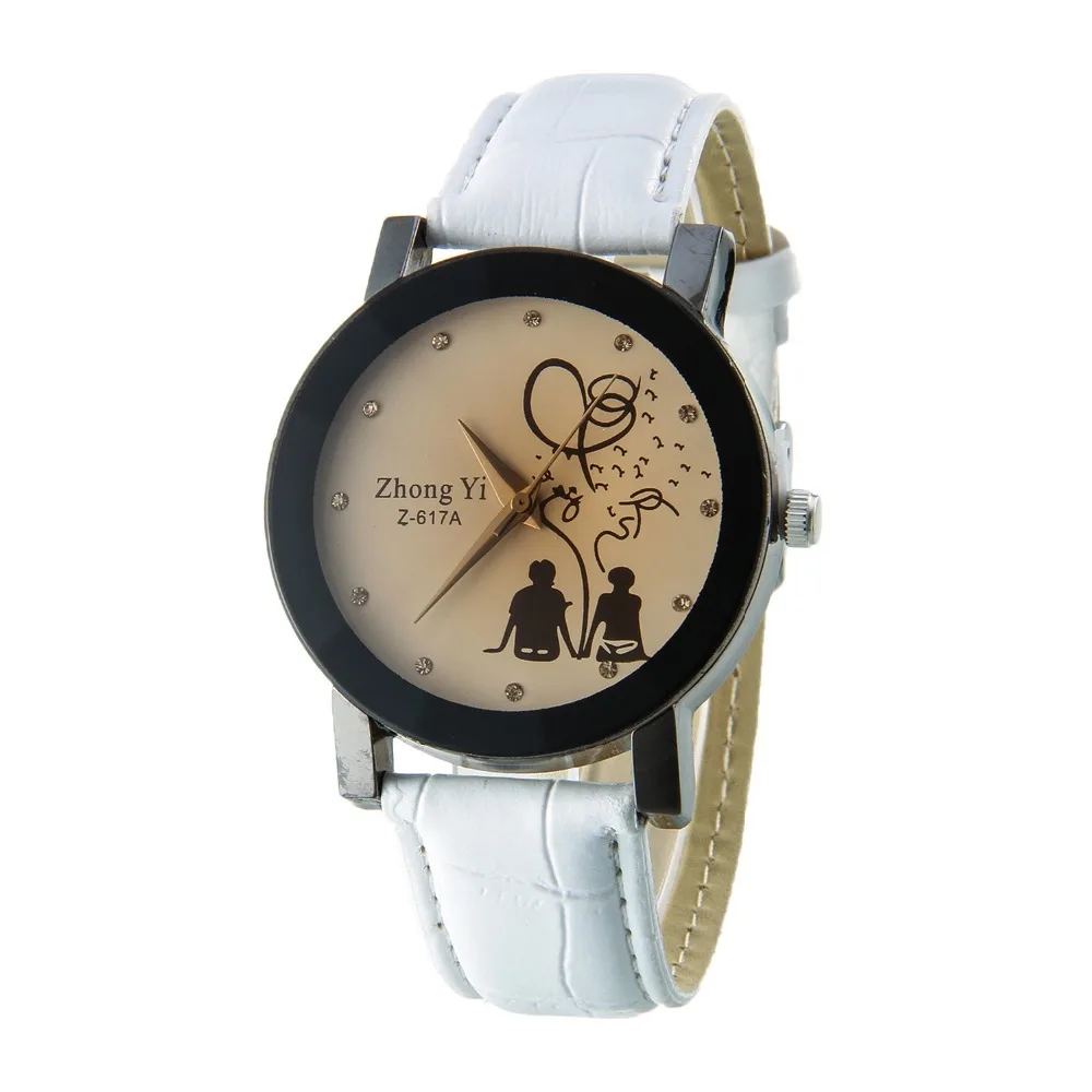 2015 Hot Sale Saat Climacool Brand Leather Belt Ladies Watches