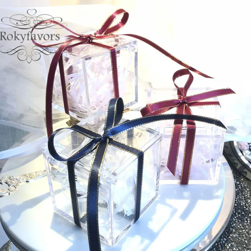 acrylic clear square favor box (2)