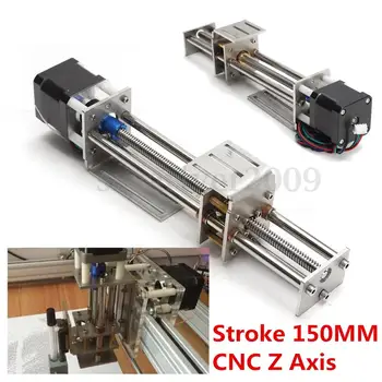 

50mm/150mm Slide Stroke CNC Z Axis slide Linear Motion +NEMA17 Stepper Motor For Reprap Engraving Machine