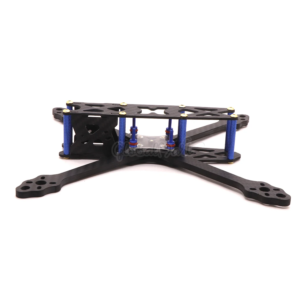 ohnny 2 5inch X5 227mm wheelbase 227 with 5mm Arm Carbon Fiber X type FPV Quadcopter frame (9)