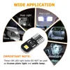 10Pcs W5W T10 LED Canbus Light Bulbs for Audi BMW VW Mercedes Car Interior Dome Light Trunk Lamp Parking Lights Error Free 12V ► Photo 2/6