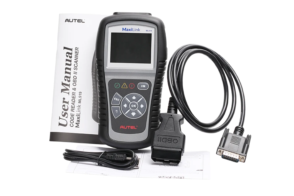 Autel ML519 Автоссылка авто код сканирования для всех OBD2 может EOBD автомобиля считыватель устройство autel ML 519 лучше, чем AL519