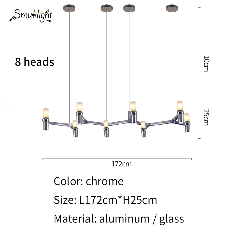 Корона Немо Корона дополнительная люстра постсовременное художественное освещение для отеля гостиная спальня фойе виллы светильник в виде свечи - Цвет абажура: 8 Heads
