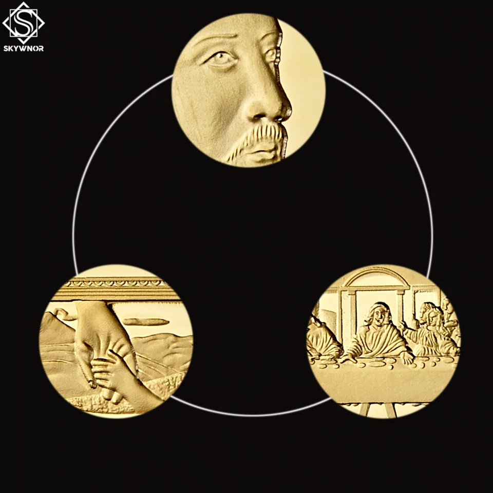 Jesus Revival Last Supper Coins European Christian Bible Collecting Commemorative Coins