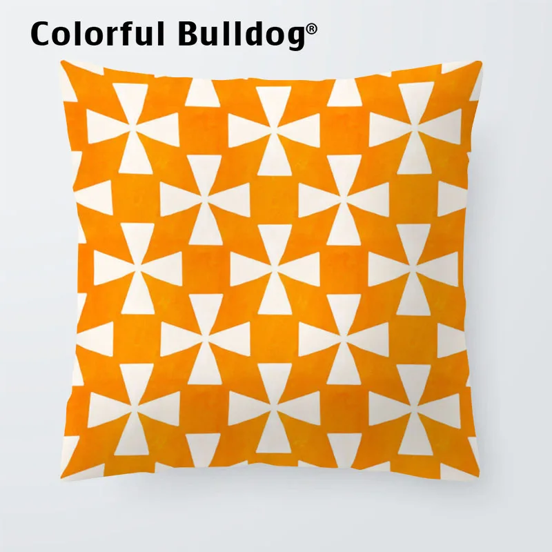 المائية اللوحة غطاء الوسائد الملونة الماس المعين وسادة يغطي المنزل مكتب أريكة الزخرفية مربع 17 في رمي الوسائد