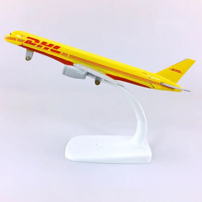 16 см 1:400 Boeing B757-200 модель DHL экспресс- авиалиний w базовый сплав самолет Коллекционная демонстрационная модель коллекции