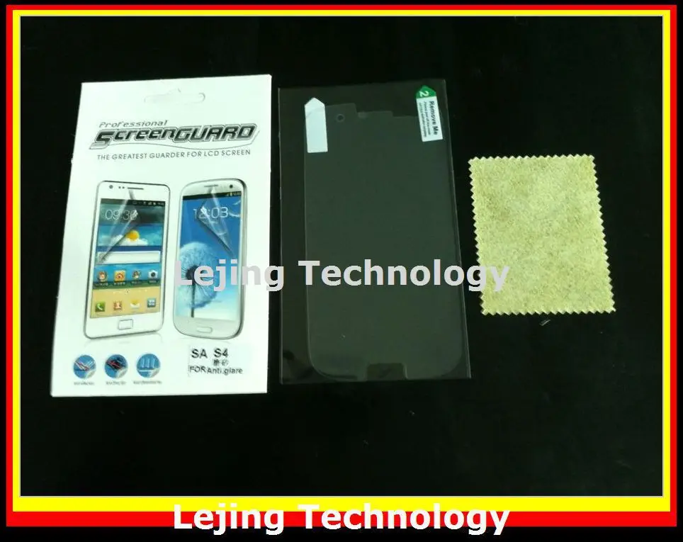 High quality Anti-glare Matte screen protector for Samsung Galaxy S4 I9500 with retail package DHL Free shipping 500 pcs/lot |