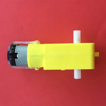 

K247Y DC 3-6V 100RPM Mini Electric Reduction Plastic DC Gear Motor Biaxial Output DIY Car Robot Engine Toys Parts