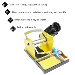Из Металла припоя станций сварки Подставка под паяльник + губка + одноцветное набор смол JDH99
